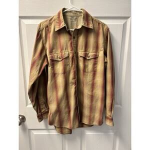 Men’s Plaid Cowboy Shirt Size S